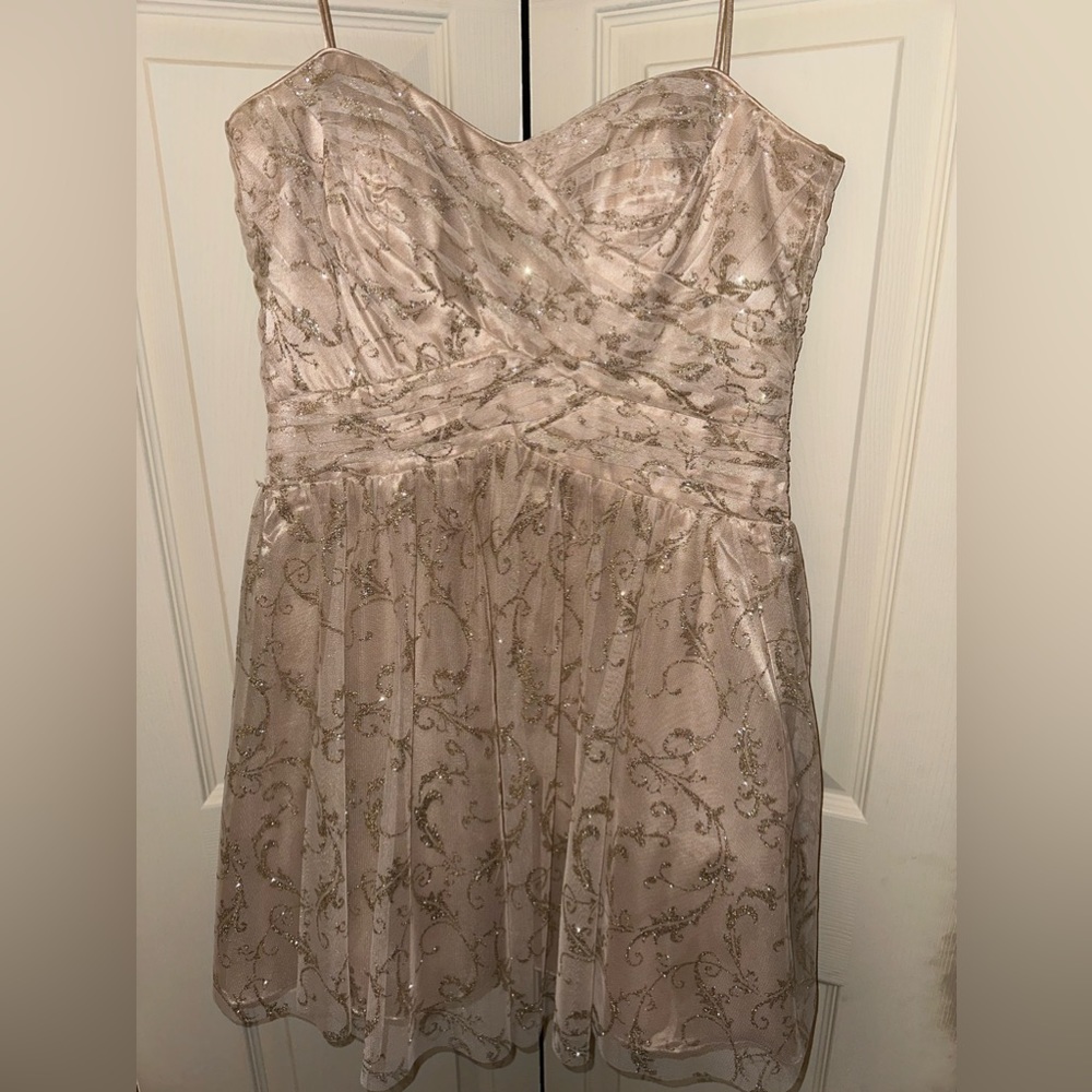 Gold Short Dress